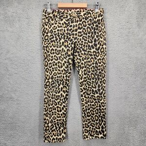 Kate Spade Perry Street Leopard Print Skinny Jeans Pants Womens‎ 26